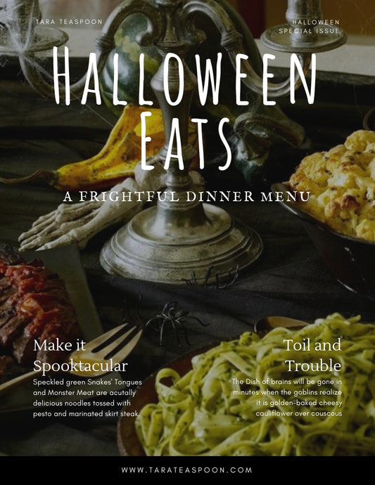 Halloween Eats, A Frightful Dinner Menu